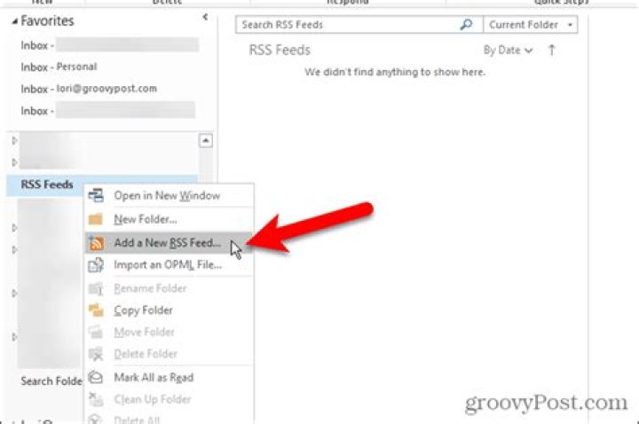 How do I fix RSS Feeds in Outlook 2010?