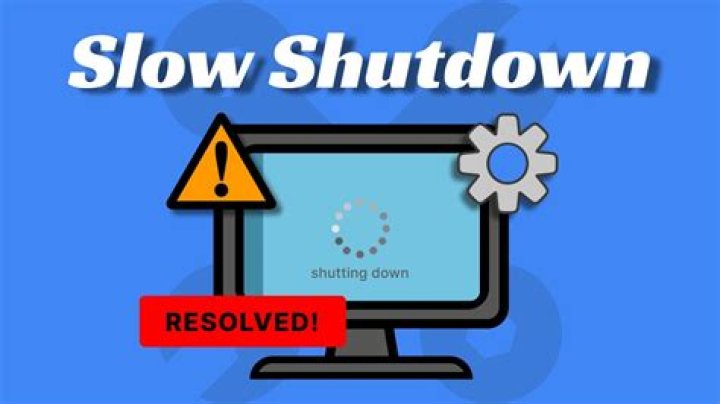 How do I fix slow shutdown?