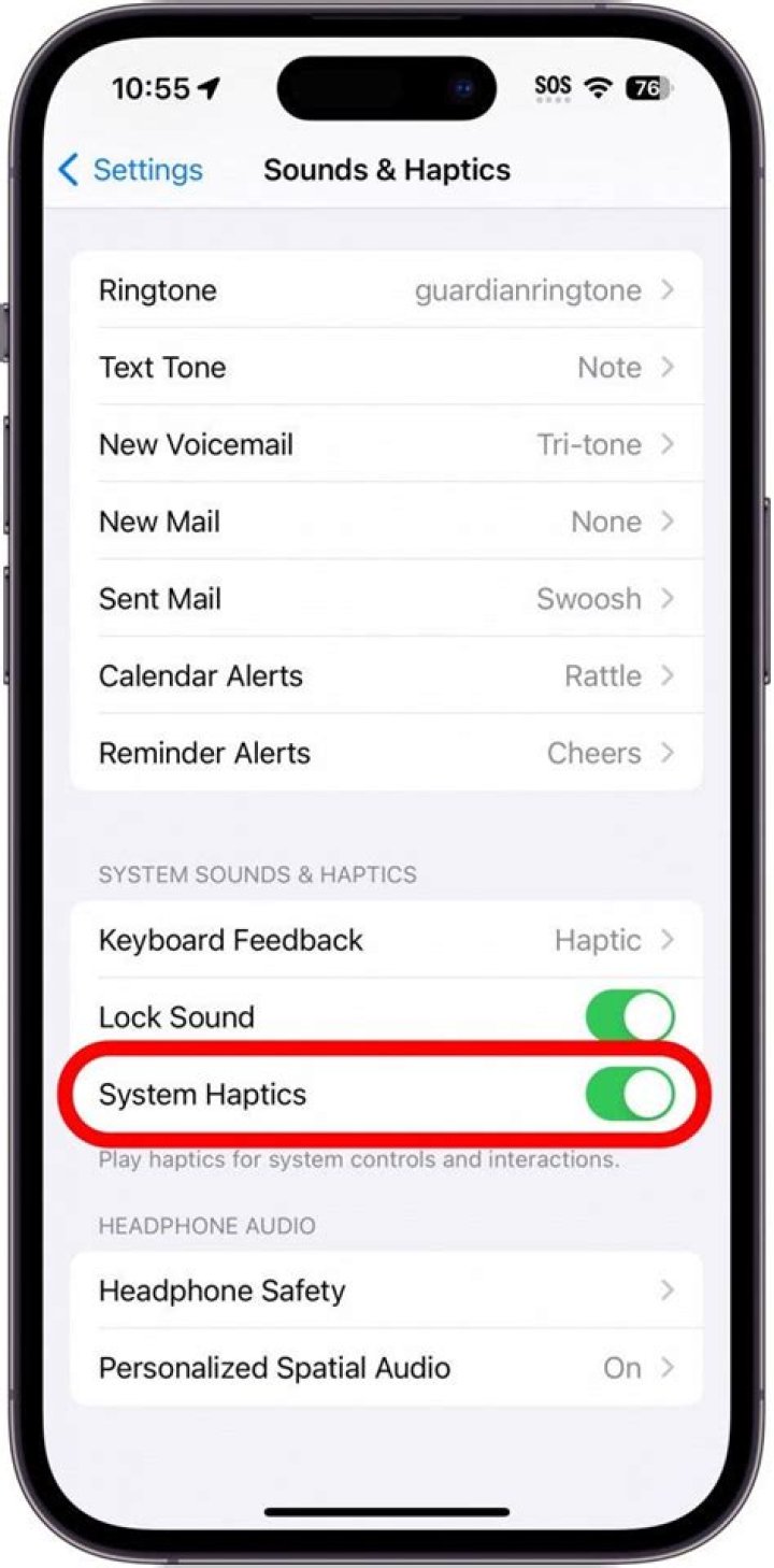 How do I fix static sound on my iPhone?