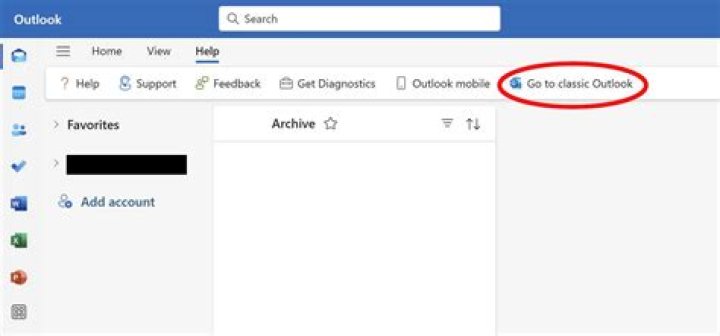 How do I fix the search option in Outlook for Mac?