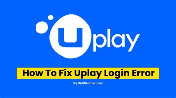 How do I fix uplay not logging in?