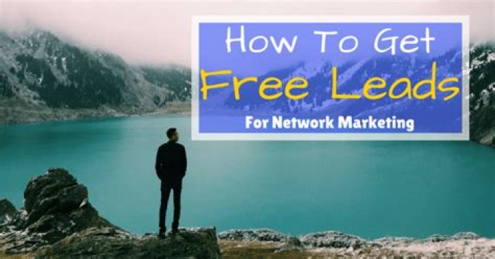 How do I get free leads for network marketing?