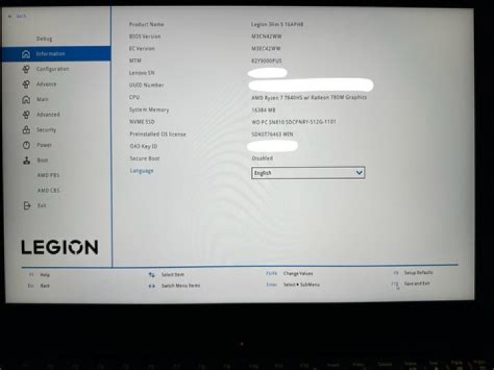 How do I get into advanced BIOS on Lenovo laptop?