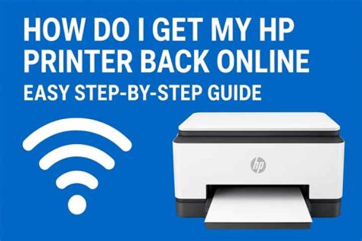 How do I get my printer back online Apple?