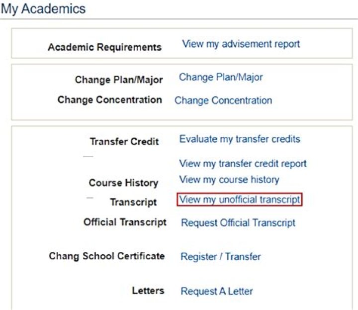 How do I get my unofficial transcript from UBC?