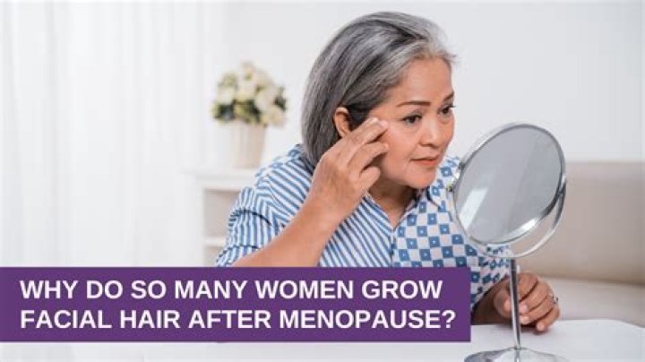 How do I get rid of facial hair after menopause?