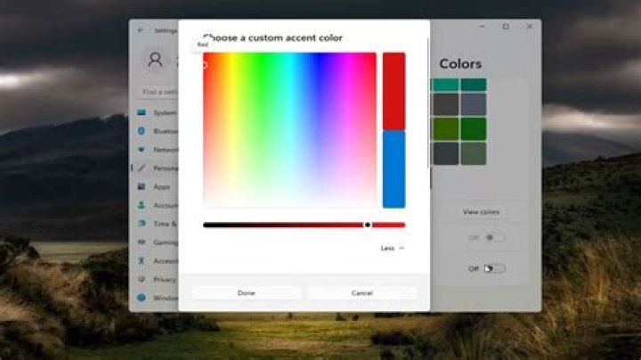 How do I get the color back to normal on my computer?