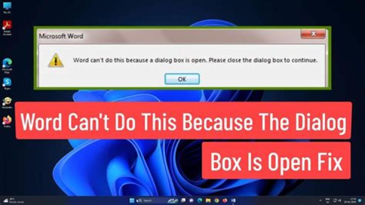 How do I get the dialog box back?