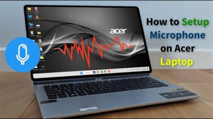 How do I get the microphone to work on my computer?