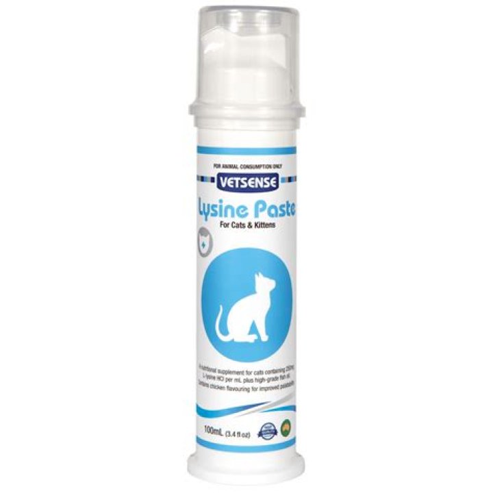 How do I give my cat lysine paste?