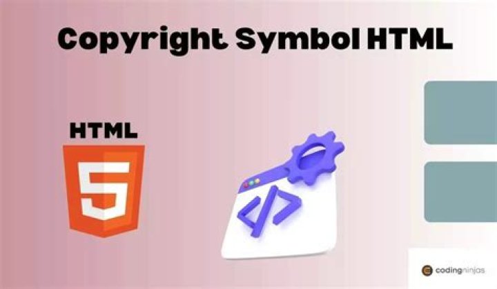 How do I insert a copyright symbol in HTML?