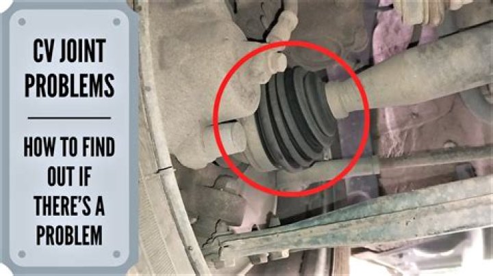 How do I know if my rear CV joints are bad?