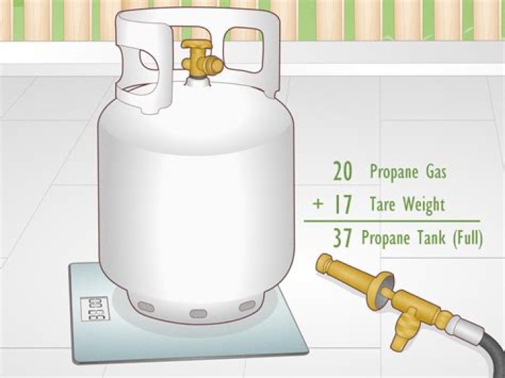 How do I know if my RV propane tank is low?
