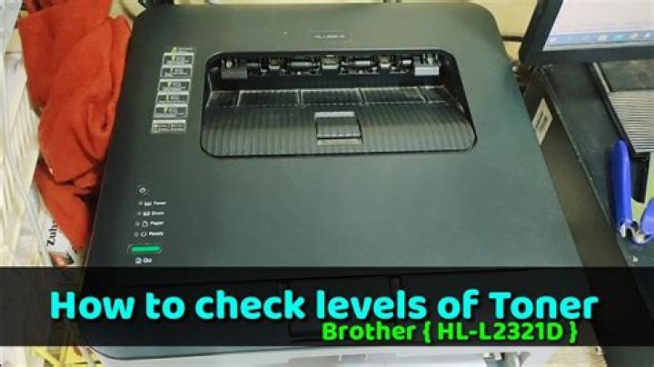 How do I know my toner level?