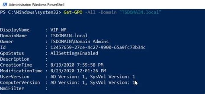 How do I list a GPO in PowerShell?