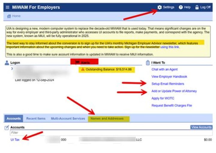How do I login to my MiWAM account?
