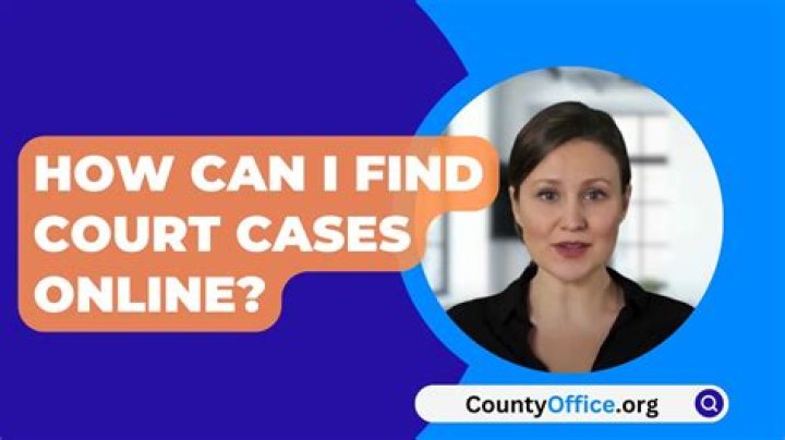 How do I look up court cases in Victoria?