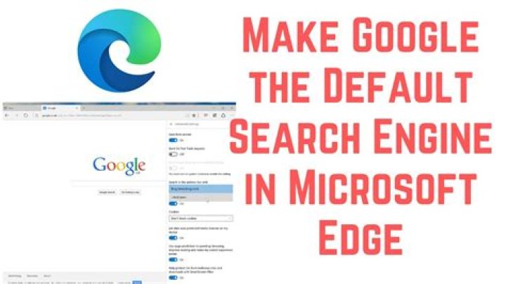 How do I make Google my default search engine in Explorer?