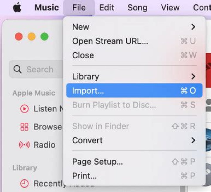 How do I manually manage music in Apple music?