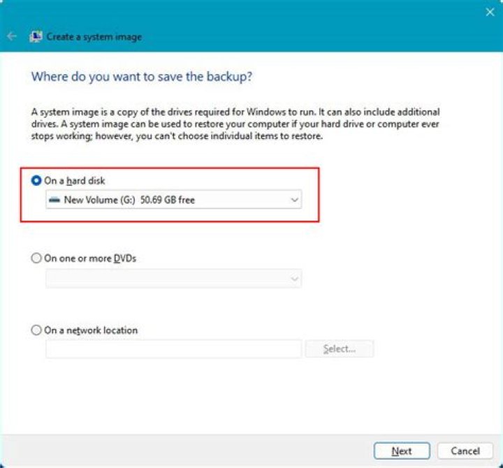 How do I mount a Windows image backup?