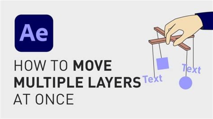 How do I move multiple layers at once in gimp?