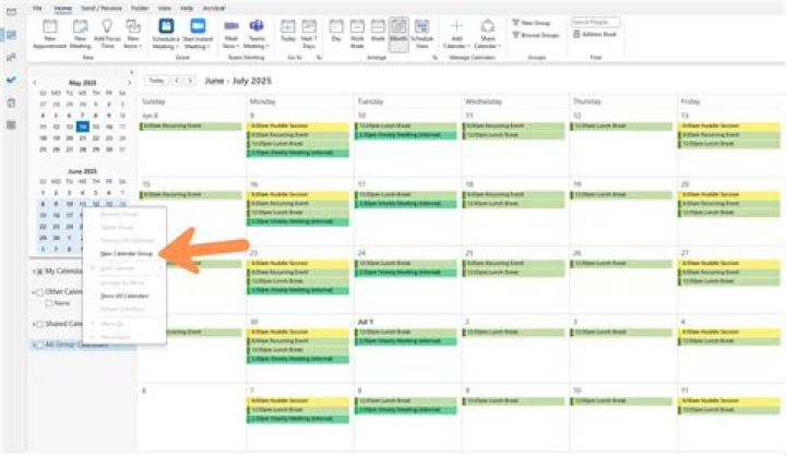 How do I open Outlook calendar on Mac?