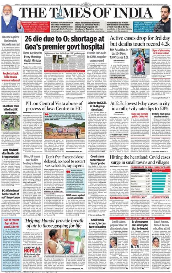 How do I place an ad in Times of India?