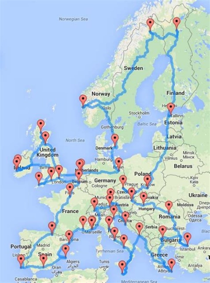 How do I plan a road trip around Europe?