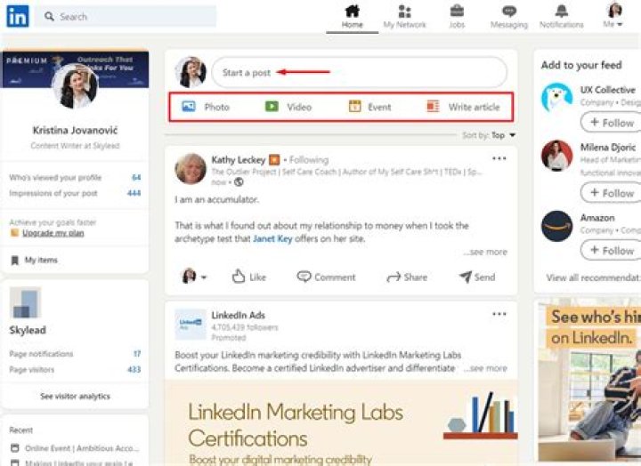 How do I post my blog on Facebook?