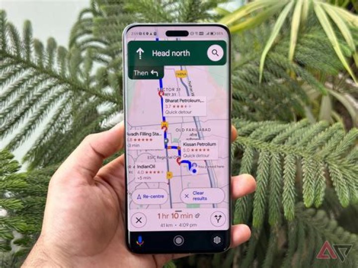 How do I put a marker on a Google map label?