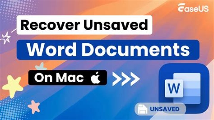 How do I recover an unsaved Word document 2011?