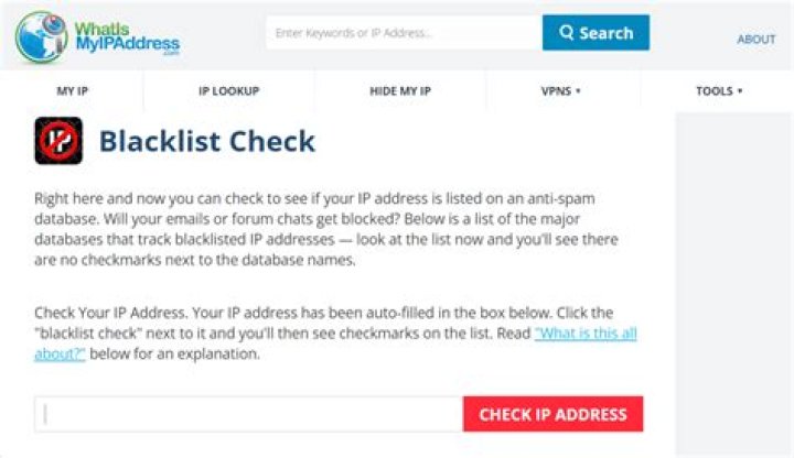 How do I remove my IP address from blacklist in Gmail?