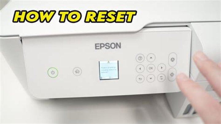 How do I reset my Epson Stylus printer?
