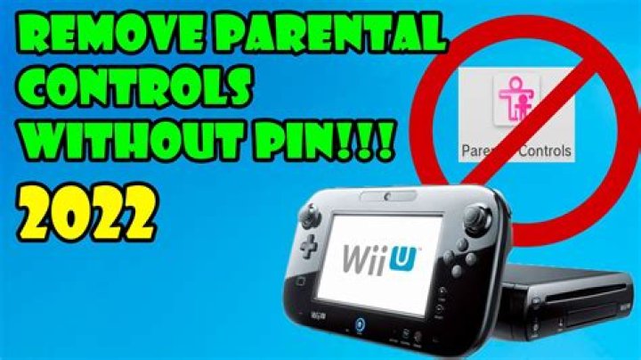 How do I reset parental controls on Wii without pin?