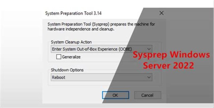 How do I run Sysprep on Windows Server 2003?