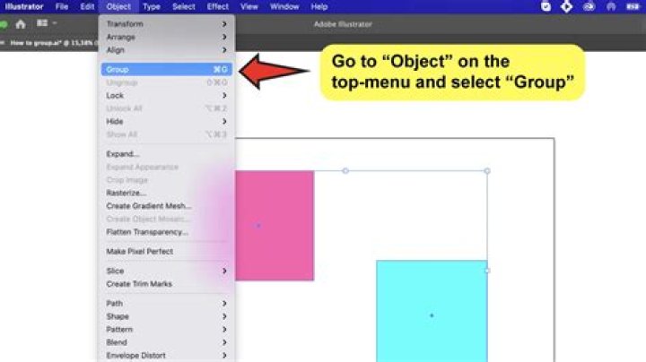 How do I select a group in Illustrator?