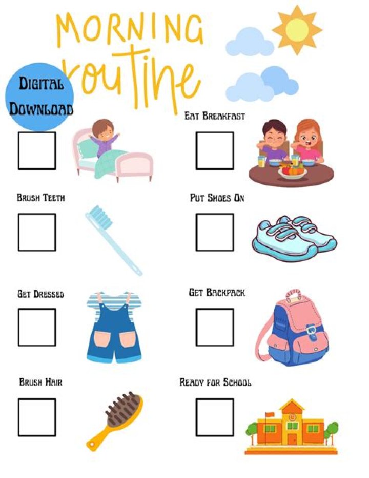 How do I set a routine for my child?