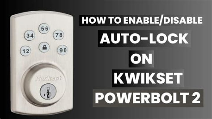 How do I set my Kwikset Powerbolt?