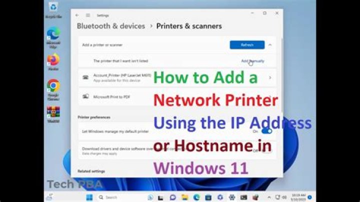 How do I setup a network printer on Linux?