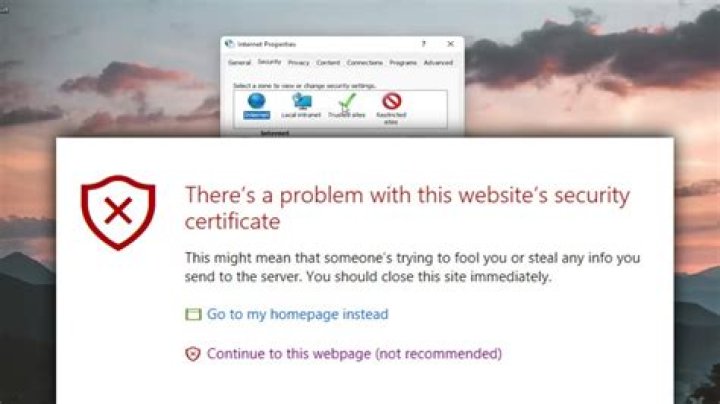 How do I stop the security warning from popping up?
