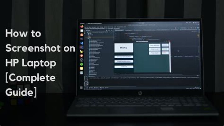 How do I take a screenshot on my HP probook laptop?