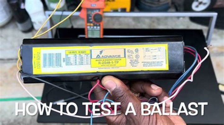 How do I test a defective ballast?