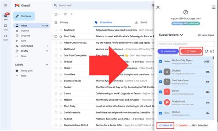 How do I transfer emails from Gmail to Gmail?