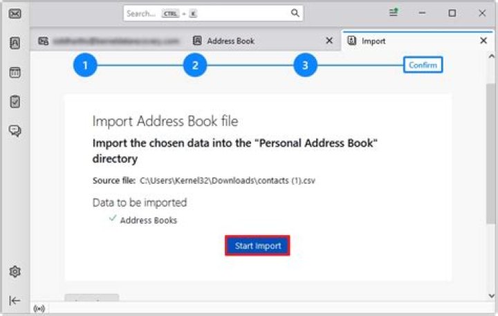 How do I transfer Thunderbird address book to another computer?