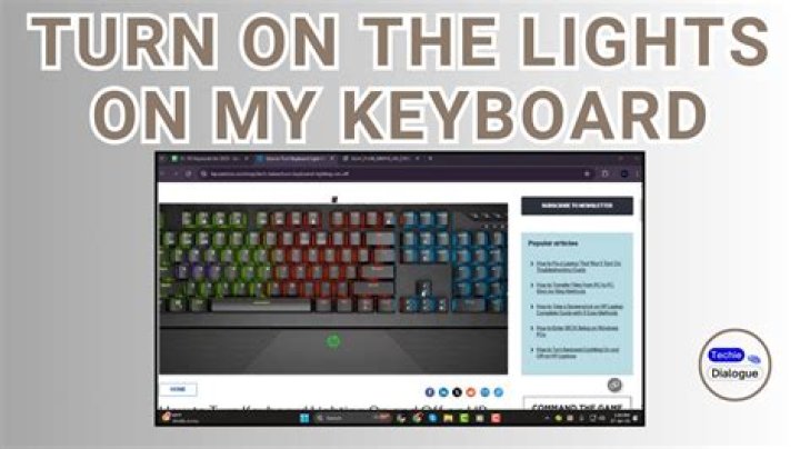 How do I turn on my Belkin ultimate keyboard?