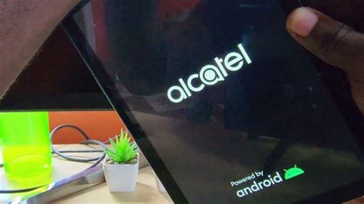 How do I unfreeze my Alcatel tablet?