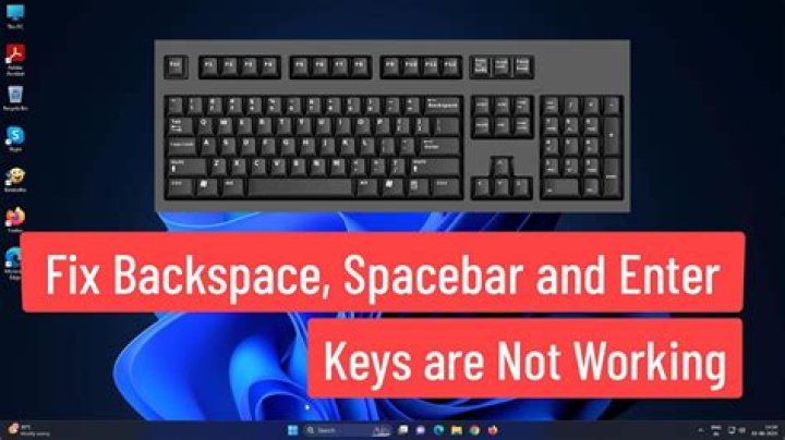 How do I unlock the spacebar on my laptop?