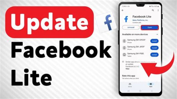 How do I update Facebook?