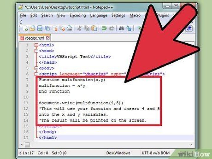 How do I write a VBScript program?