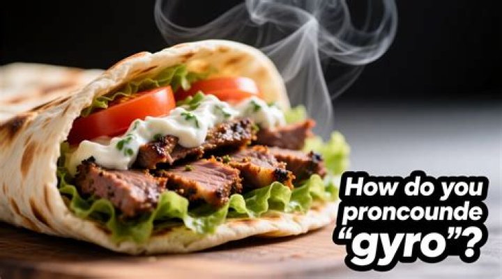 How do the Greek pronounce gyro?